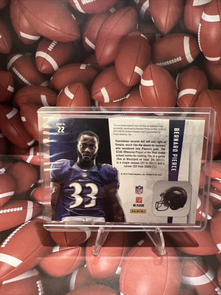 2012 Rookies & Stars Longevity Freshman Orientation #22 Bernard Pierce JERSEY - Image 2 of 2