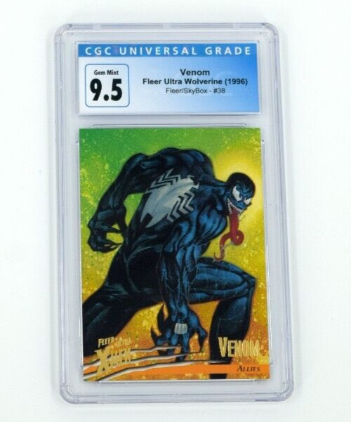 1996 Fleer Ultra Marvel X-Men Wolverine Venom #38 CGC 9.5 Gem Mint