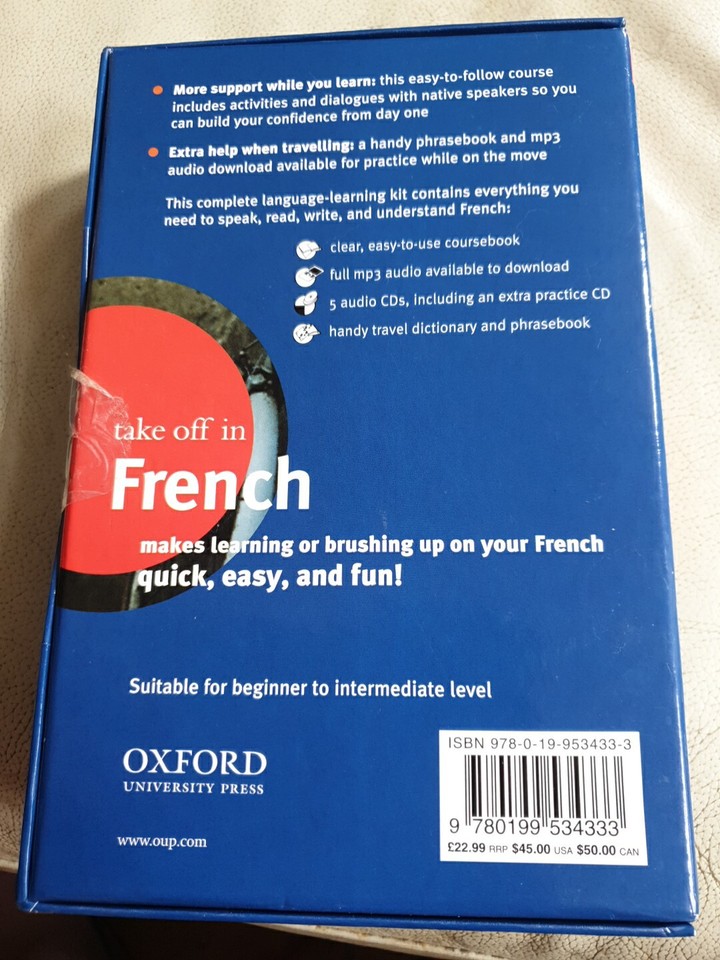 Oxford Take Off in French (Paperback with CDs) 9780199534333 eBay