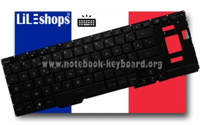 Clavier Français Original Pour Asus ROG Zephyrus Duo 15 GX550LWS GX550LXS - Photo 1/2