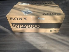 SONY NTSC SVP-9000 VIDEOCASSETTE PLAYER SVHS SUPER VHS BRAND NEW NOS