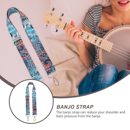 Guitar Shoulder Strap Guitar Strap Belt Banjo Replacement Strap - Picture 12 of 12