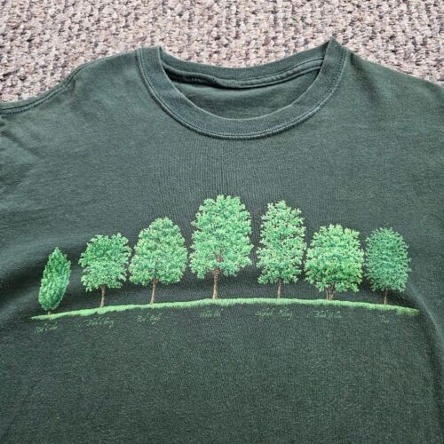 T-shirt grafica 7 specie albero bufalo società botanica verde foresta tg. Sm - Foto 10 di 10