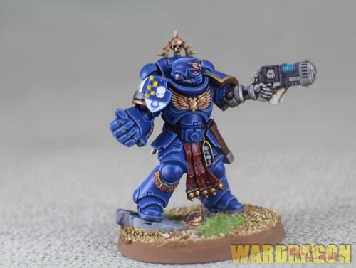 Warhammer 40K WDS pained SPACE MARINES LIEUTENANT s68 - Picture 6 of 7
