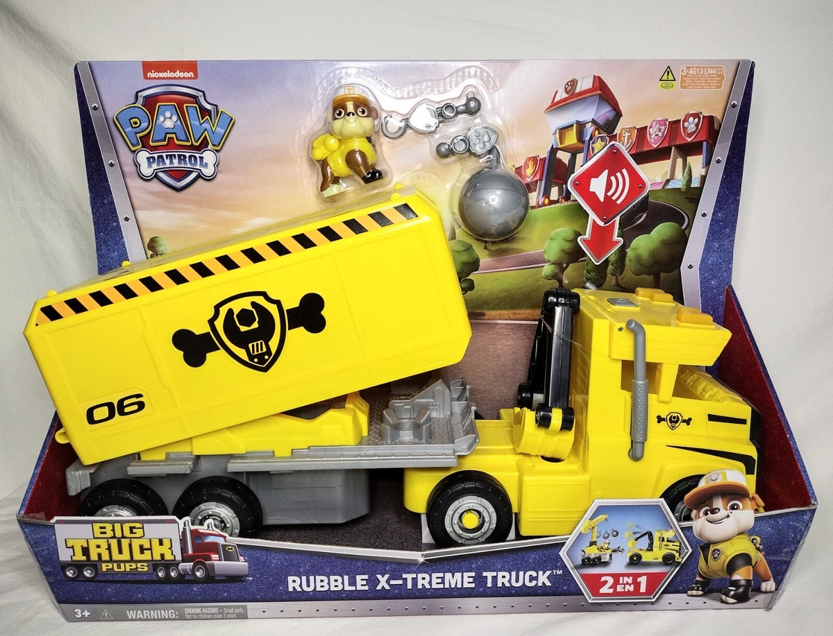 PAW Patrol Big Truck Pups 2 in 1 Rubble Transforming X Treme Truck