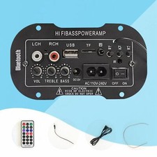 50w HiFi Power Amp Mini Audio Digital Stereo FM Car Ampere Remote Control 220V