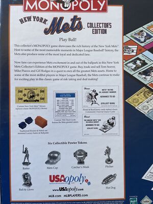 Monopoly New York Mets | eBay