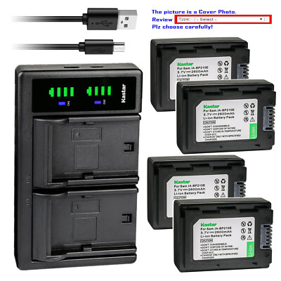 Kastar Battery LTD2 USB Charger for Samsung IA-BP210E BP210E IA-BP420E BP420E