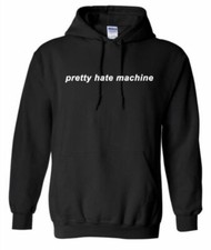 NIN Nine Inch Nails Inspired "Pretty Hate Machine" Adult Unisex Hoodie, Black