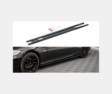 CUP Seitenschweller Ansätze SCHWARZ für 3er BMW E90 Side Skirts Schweller ABS