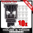 Wobble-Tee Sprinkler Head 10 Piece Top Tee Garden Bulk Pack