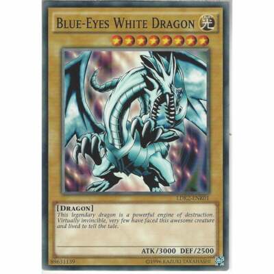 2nd edition yugioh cards LDK2-ENK01 Blue-Eyes White Dragon (Version 2) | Unlimited Common Card  YuGiOh TCG