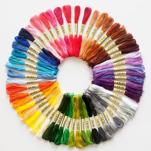 8-color Mixed Cotton Kit Knitting Thread Sewing Thread Embroidery Thread 7.5m - Picture 6 of 21
