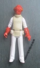 Vintage Star Wars Kenner Admiral Ackbar Action Figure 1982 ROTJ Complete Staff