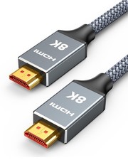 6.6ft 10k 8k Hdmi Cable 2.1 4k 120hz Hdmi Cord For Tv Ps5 Ps4 Xbox Series X Mon