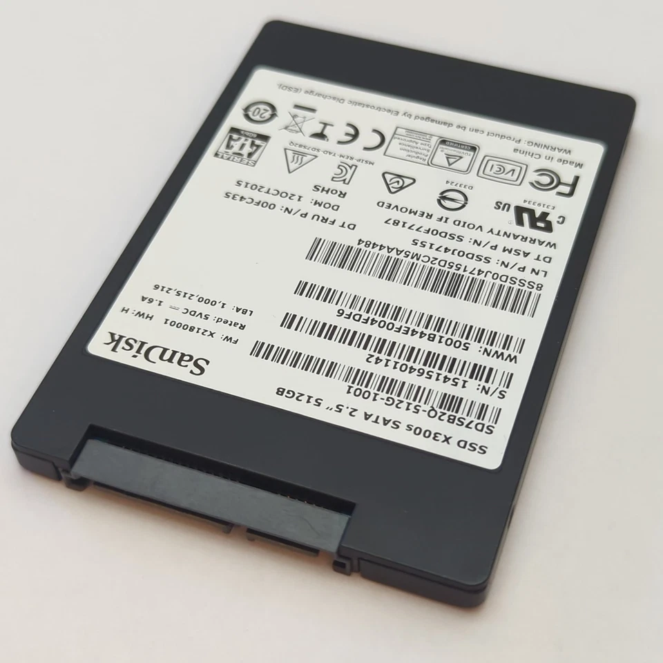 SanDisk X300s 512 GB 2.5 Zoll SATA III SSD Internes Solid State Drive