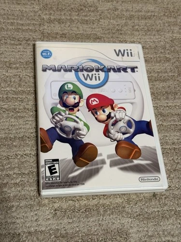 Mario Kart Wii Nintendo 2008 Complete with Manual, CIB, Tested Working