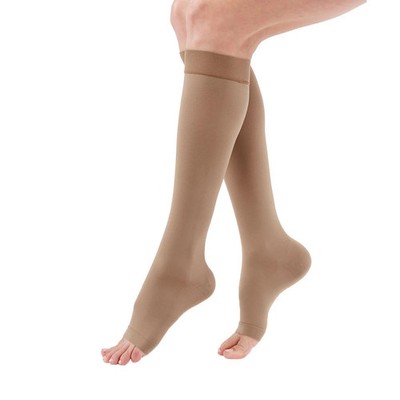 Mediven Duomed Advantage Soft Opaque Open Toe Knee Highs 20-30 mmHg