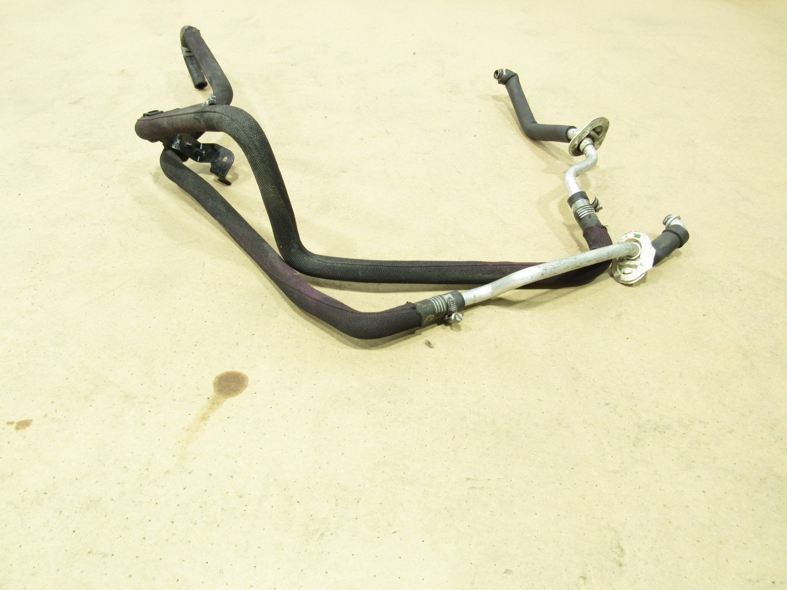 12-18 Bentley Continental GT W12 2015 Heater Coolant Hose Pipe Tube Line Set |:A