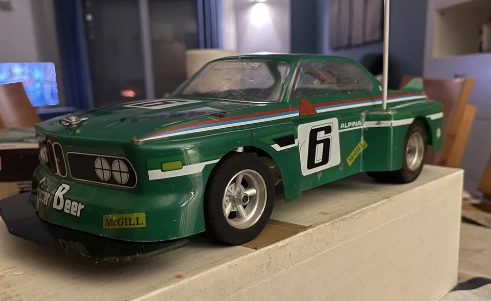 Robbe Race Sports BMW 3.5 CSL 1:12 RC Vintage Modellauto #3424 Rarität - Bild 2 von 4