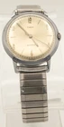 Vintage Timex Waterproof Manual Wind Watch 1950s 1960s Cream Dial Running USA