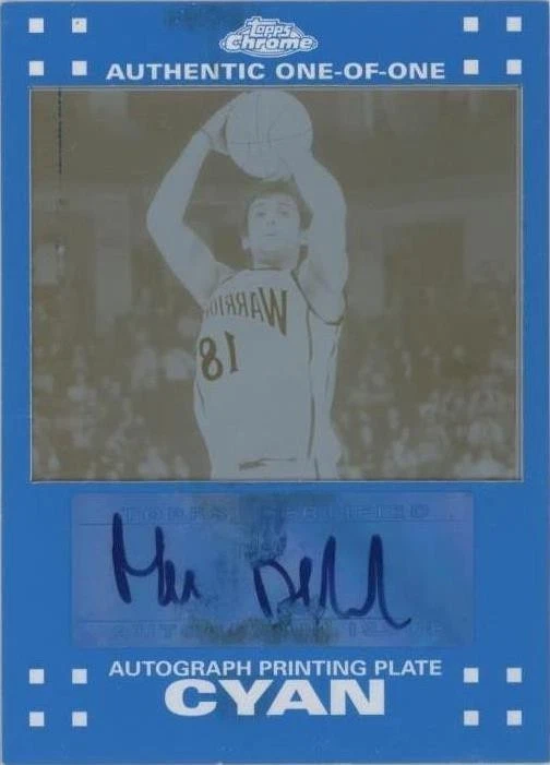 Printing Plate Cyan Rookie Autographs