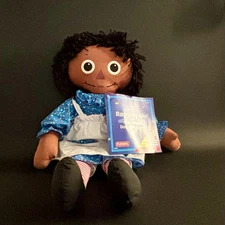 Playskool 1994 Raggedy Ann Ethnic African American Toddler Rag Doll  21" NOS