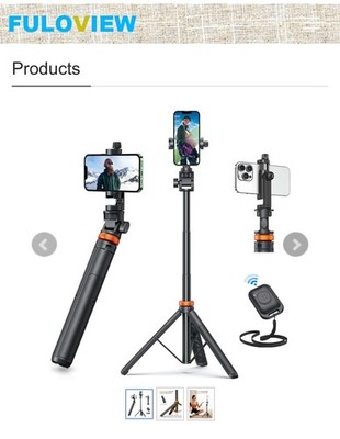 Fuloview 67   Selfie Stick Tripod Phone Tripod with Wireless Remote Control P...