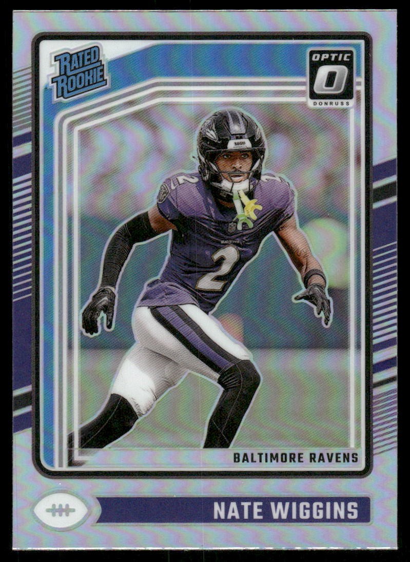 2024 Donruss Optic Holo #281 Nate Wiggins RR - FB