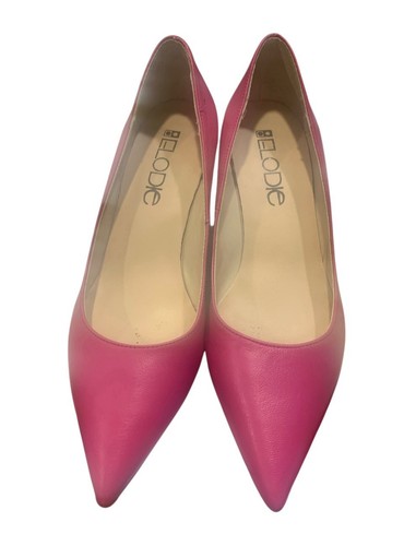 Anthropologie Elodie Women's 7.5 Pink Pumps Slip On 2.5” Heels NWOT