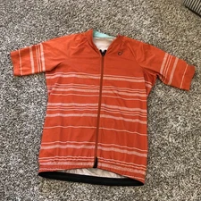 VELOCIO Ultralight Harvest Jersey Burnt Orange Zip front Cycling Short sleeve Sm