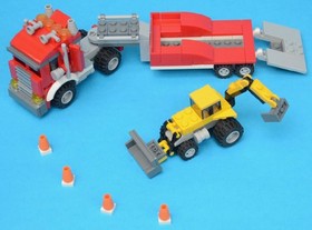 LEGO 31005 - Construction Hauler - Creator - 2013 - 3 in 1