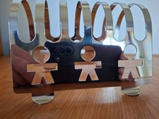 Alessi Girotondo, Edelstahl, Toastständer / Briefständer