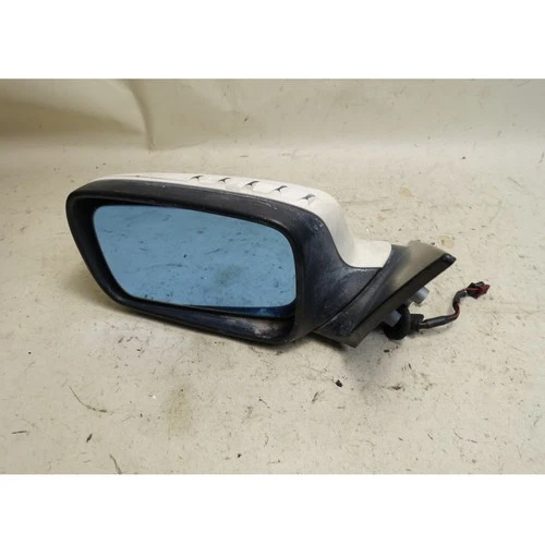 Damaged 04-06 BMW E46 3 Series Coupe Left Power Heated Memory Mirror White OEM