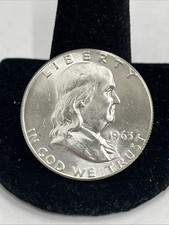 1963 50C Franklin Half Dollar