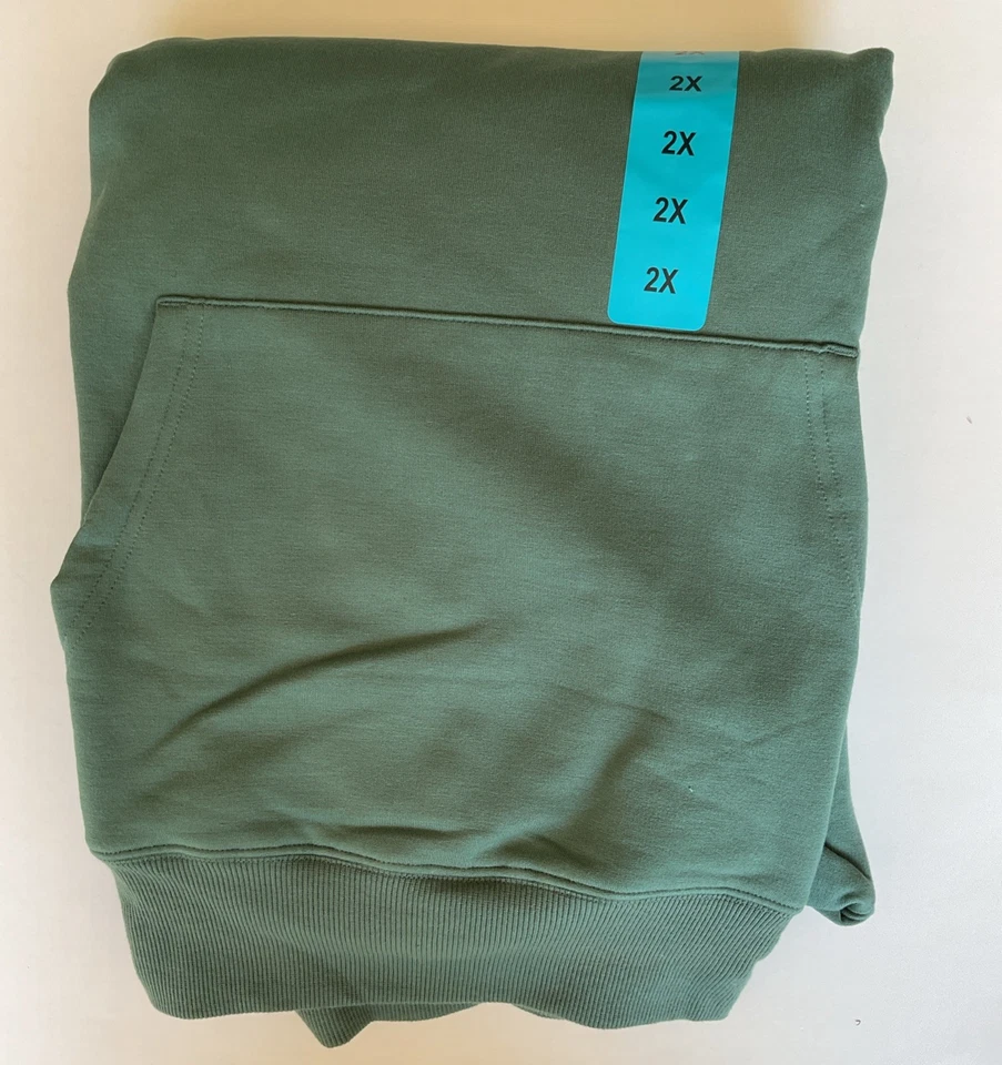 Женский супермягкий пуловер толстовка с капюшоном Buffalo David Bitton зеленый 2XL - Изображение 2 из 2