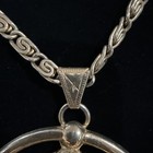 Vintage “Bretagne A Ma Vie” “Brittany My Life” Necklace Crest Shield Pendant — photo 4
