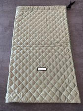 Large Authentic GUCCI Padded Quilted Satin Green Dust Bag 14 X 23 Inch