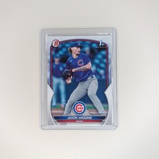 2023 Bowman 1st Draft - Jaxon Wiggins #BD-50 (RC) Chicago Cubs Baseball Card 