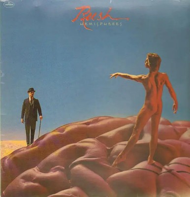 Rush Hemispheres GATEFOLD NEAR MINT Mercury Vinyl LP