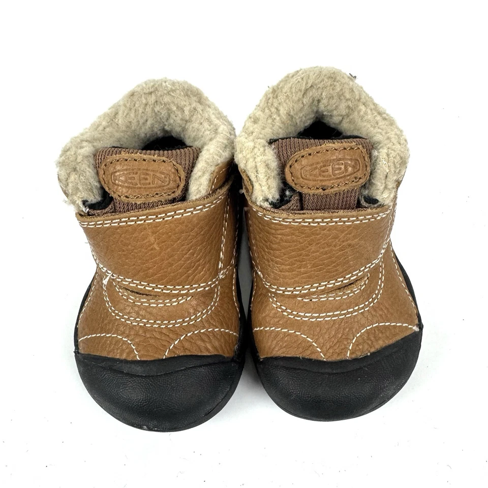 KEEN Kootenay Impermeable Exterior Invierno Mid Boot Niño Pequeño Niños Talla 4 Marrón Negro Foto 2 de 4