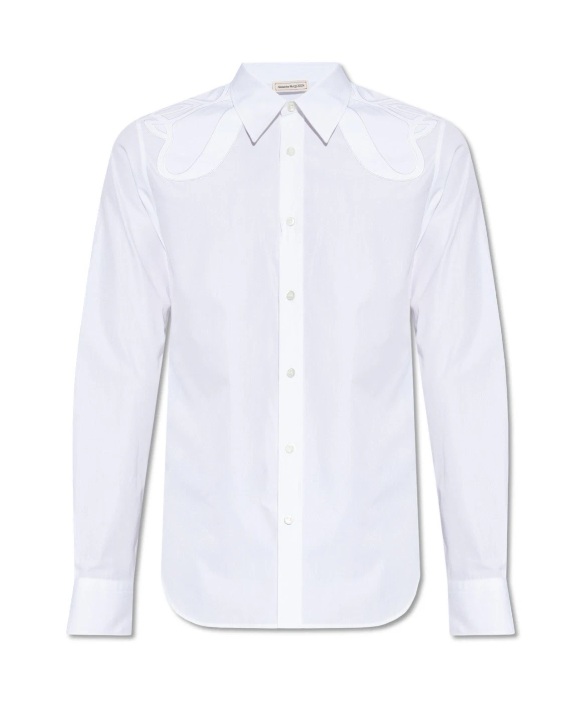 Camicia Alexander McQueen mezza manica con imbracatura taglia 15