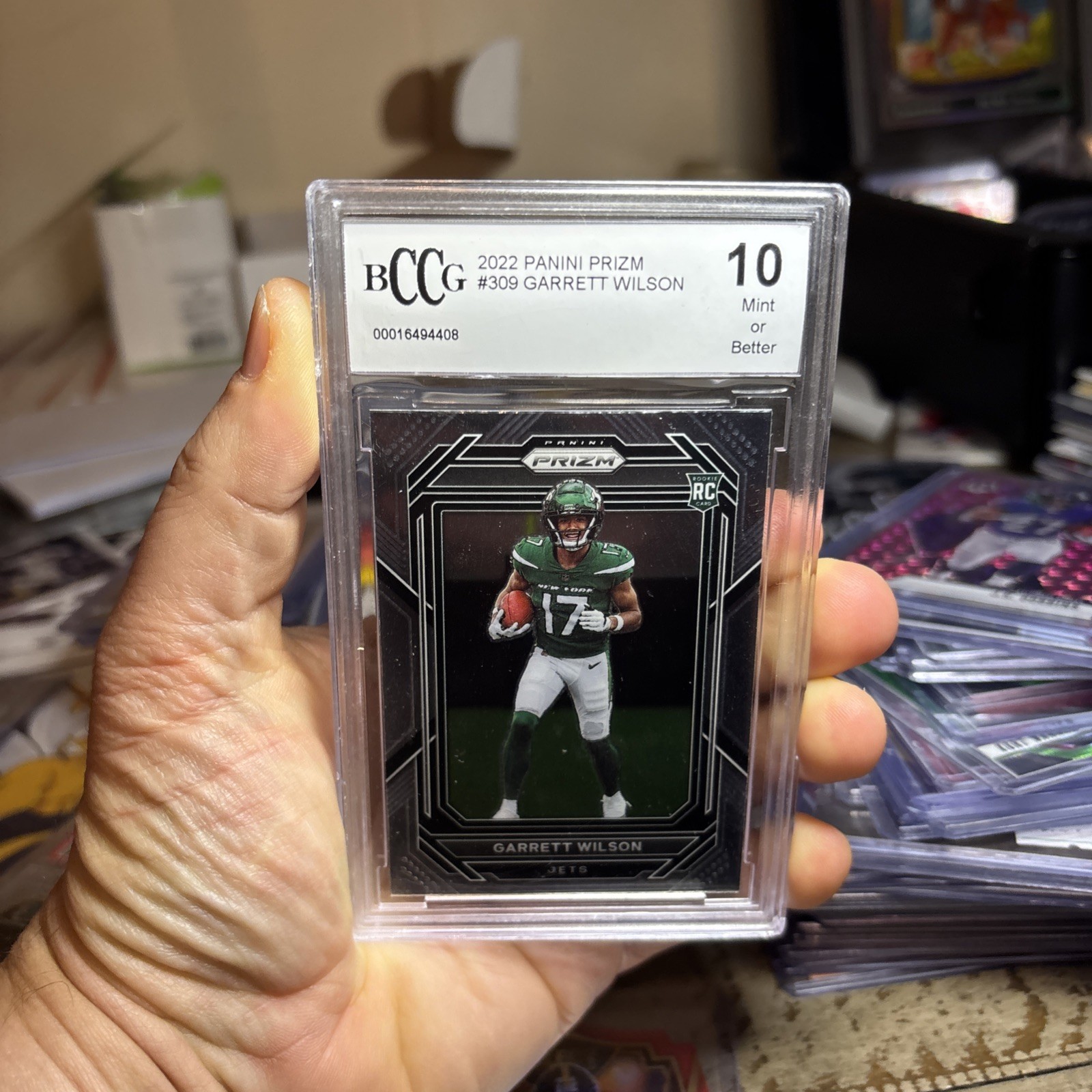 2022 Panini Prizm - Rookies Garrett Wilson #309 (RC)