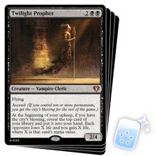 TWILIGHT PROPHET X4 Commander Masters Magic MTG MINT CARD