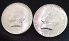 2 very nice 1964 Kennedy half dollars