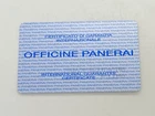 Authentic Panera Unwritten Watch Warranty Guarantee Certificate Card