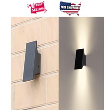 Solar Outdoor Wall Light 700LM 3000K Dimmable LED Up Down Sconce Waterproof