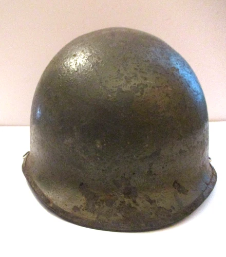 VINTAGE WWII U.S. MILITARY SOLDIER'S COMBAT HELMET WAR SURVIVAL PREPPER INFANTRY