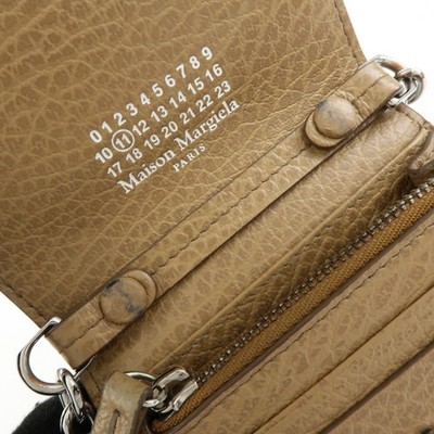 Maison Margiela Calf Leather 4 Stitch Mini Chain Wallet S56UI0148