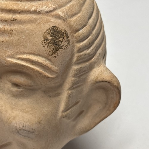VTG 1950's Smiling Jim Clay Planter Head Ceramic 5.5" & 2nd Chia Pet Head #0 - Picture 15 of 24